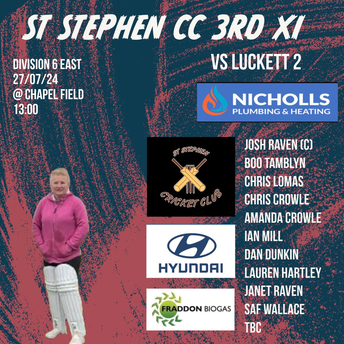 This afternoon’s 3rd XI to face Luckett 2nd XI 

<a href="/cornwall_league/">Cornwall Cricket League</a> 
<a href="/swsportsnews/">South West Sports News</a>