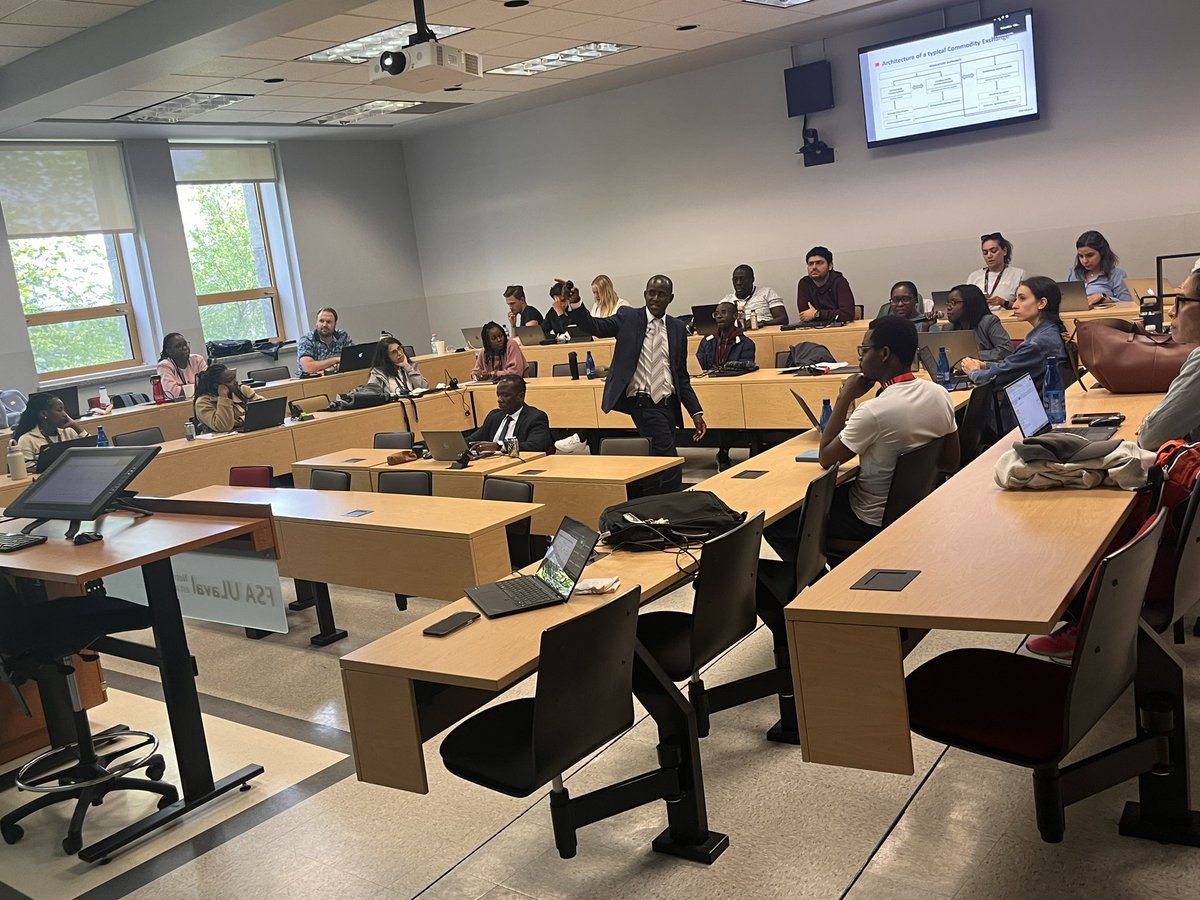 isoumare's tweet photo. End of our Summer School on Financial Inclusion and Sustainable Growth at FSA ULaval. This year, we had participants from the 5 continents (Africa, North and South America, Asia, Europe, and Oceania). Very rich exchange of experience among the participants. https://t.co/bfF1d7bru2