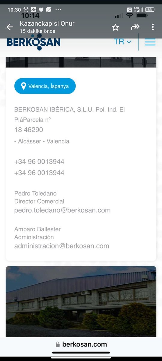 kekonacci's tweet photo. #berkosan #brksn
Berkosanin İspanya'nın Valencia şehrinde bir fabrikası var.. https://t.co/29ohEzMpoA