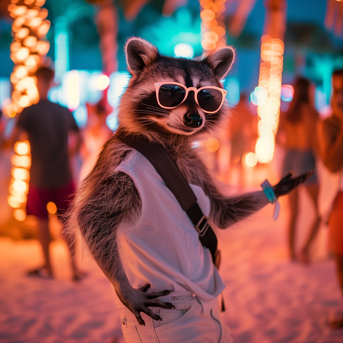 _trip_of_life's tweet photo. #RaccoonParty #WhiteDressCode #WhiteParty #Trance #MusicFestival #Florida #Miami #ElectronicMusic #HouseMusic #HipHouse #BeachParty #AIArt #UltraMusicFestival #EDC #ElectricDaisyCarnival #Tomorrowland #Creamfields #SunburnFestival #SzigetFestival #Awakenings #EDM #DanceMusic #PartyVibes #FestivalLife #TwitterBoost #FastPromotion #ArtExposure #cocomagic