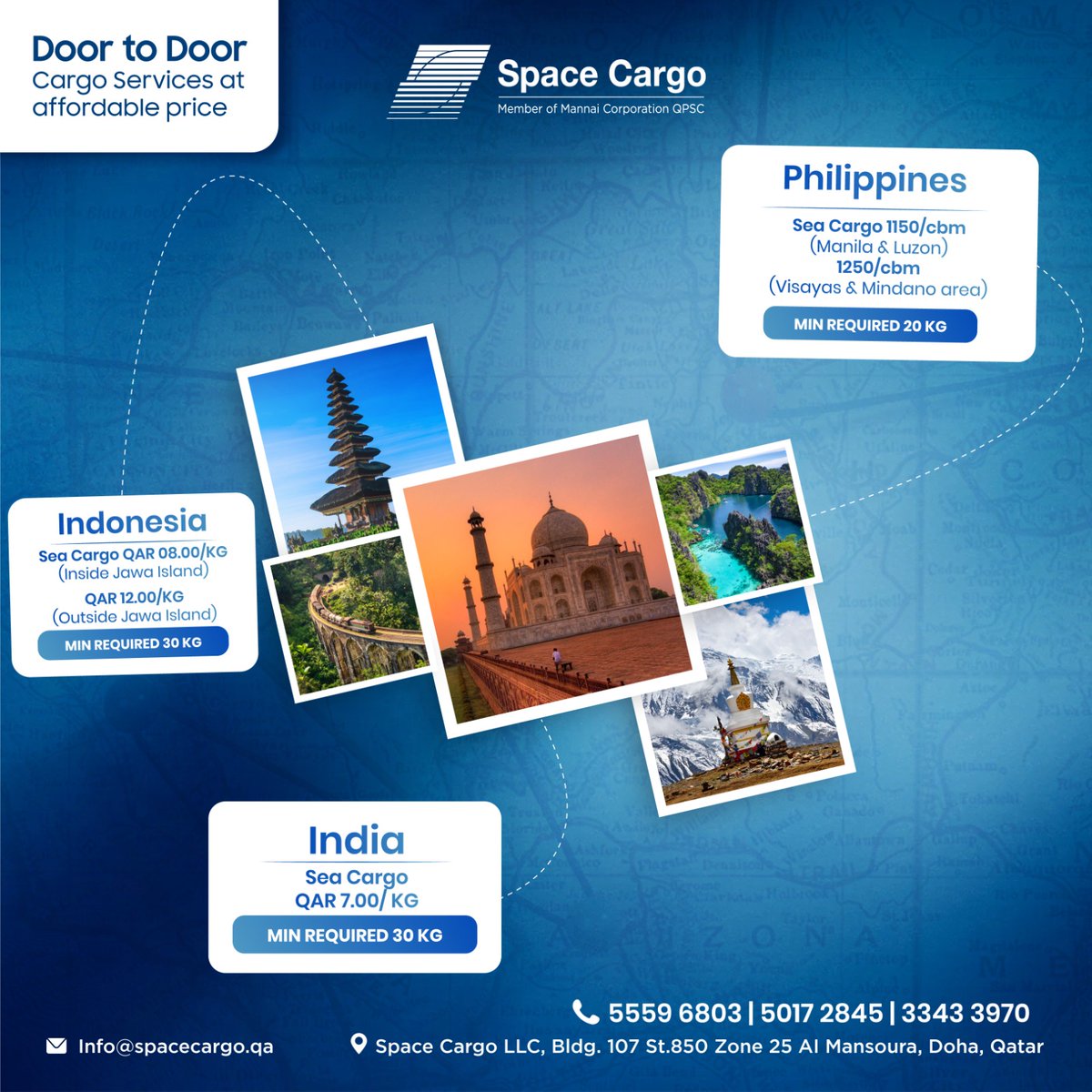 spacecargoqa's tweet photo. 🚚 Affordable Door-to-Door Cargo Services! 🌍

Ship to the Philippines, Sri Lanka, India, and Nepal with Space Cargo. Reliable, cost-effective sea cargo for personal or business goods.

Contact us to book your shipment!

#SpaceCargo #AffordableShipping #Logistics https://t.co/DmD2F2pHML