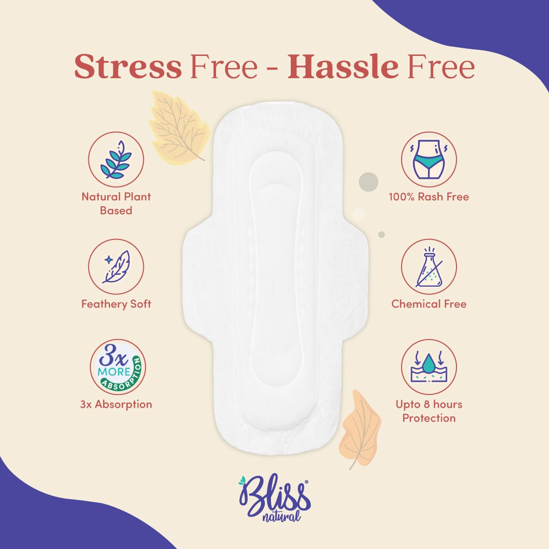 Switch to our natural plant-based sanitary pads and feel the difference. Free from chemicals, fragrances, and toxins, our pads provide gentle, rash-free comfort and reliable protection for 6 to 8 hours.Ready to make the switch? #periodpositive #hygieneproducts #menstruation