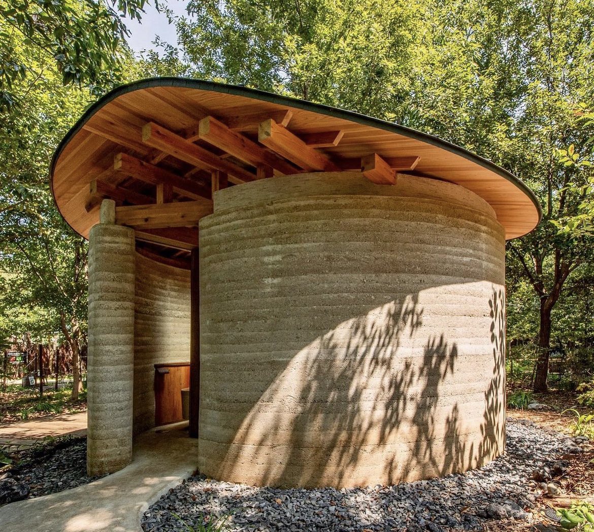 SustainableTall's tweet photo. I think you can tell a lot about the values of a society by their public toilets

Rammed earth and timber public toilets in Miyoshi, Japan. By Tono Mirai Architects https://t.co/t2SFVc11C5