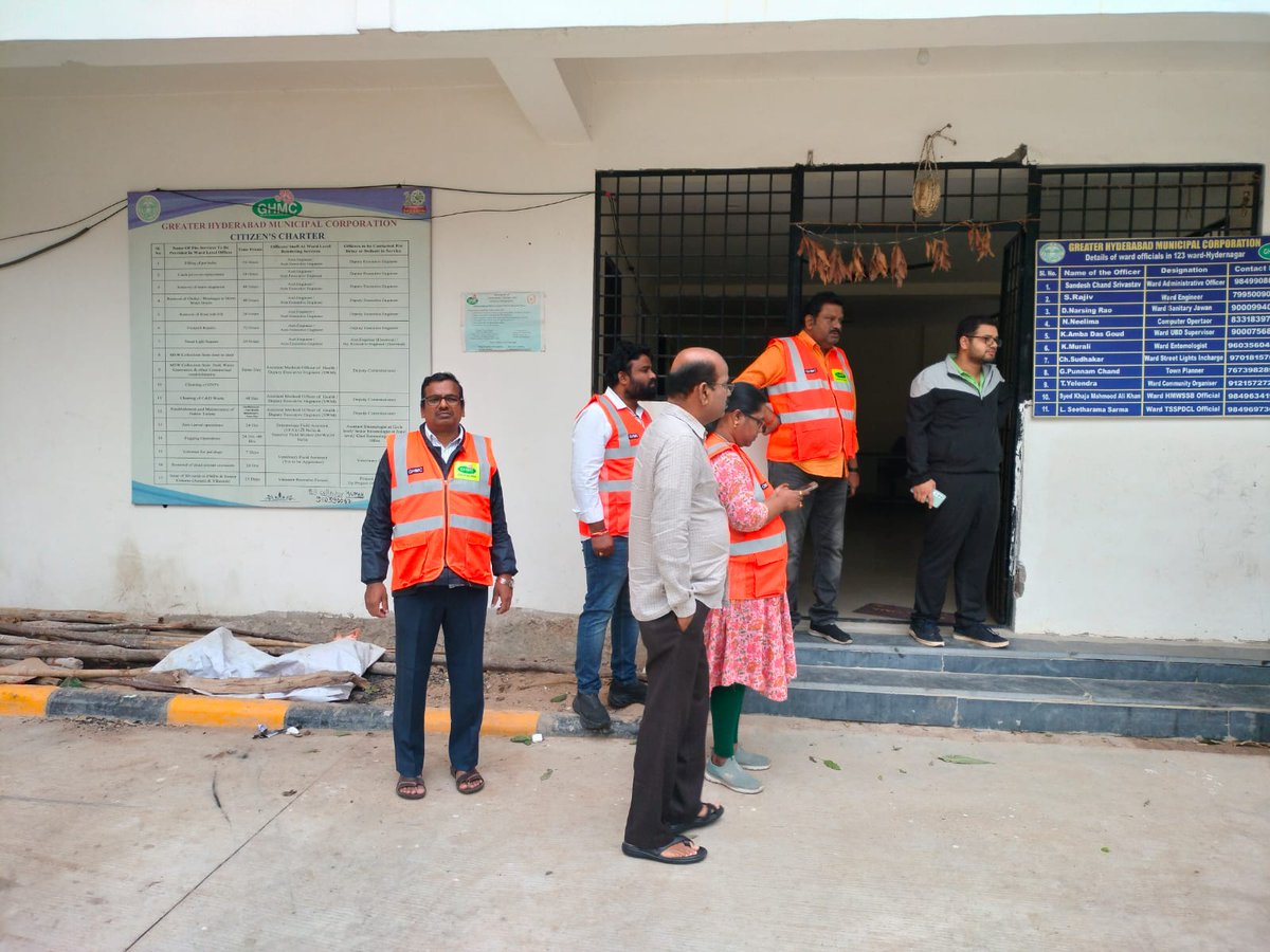 Today's Inspection (27.07.24) at Moosapet and Kukatpally Circles.
1) Netaji Park, KPHB colony 
2) Women's and Children's park, KPHB colony.
3) Samatha Nagar Park, Kukatpally 
4) Hyder Nagar ward office.