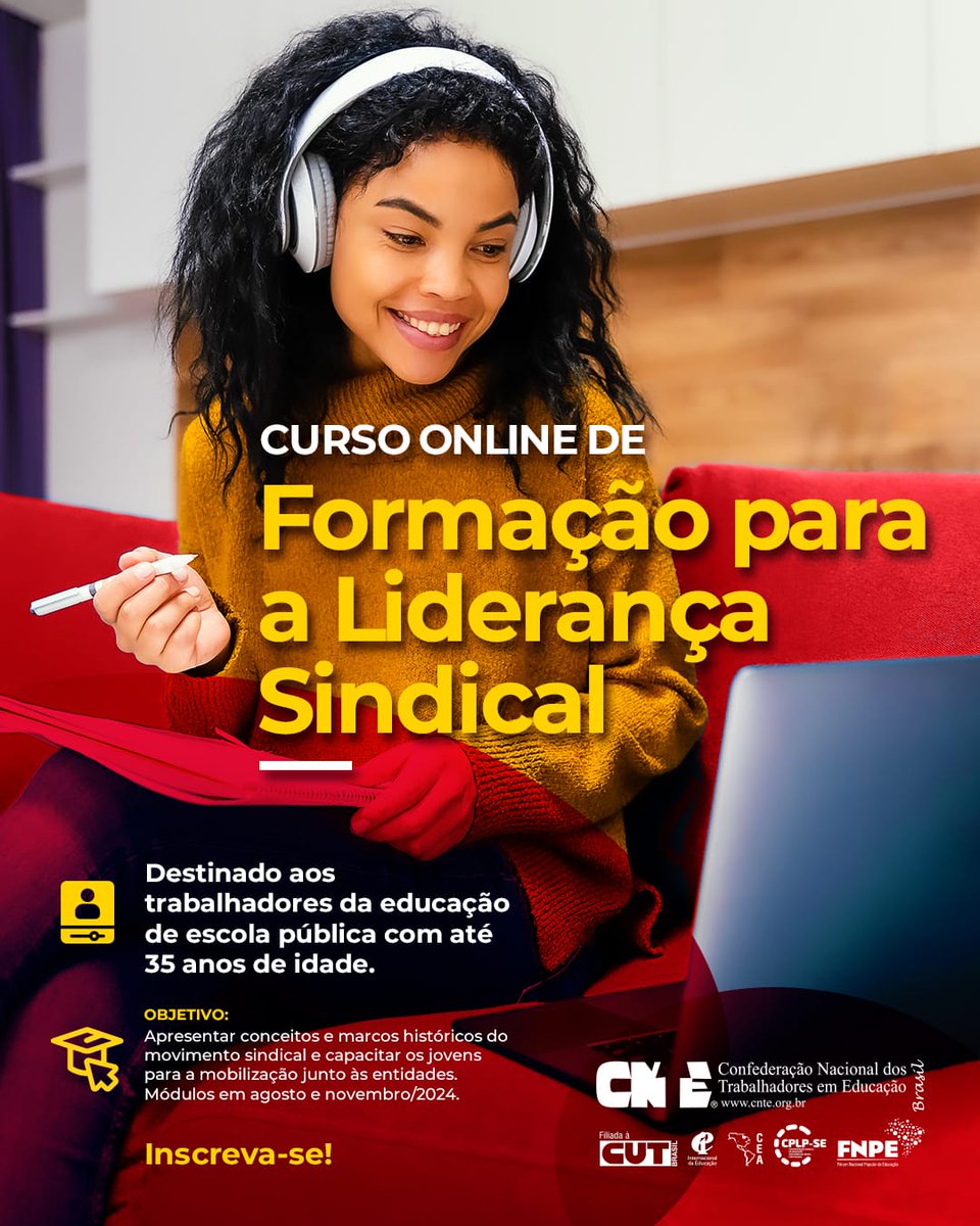 SindiuteFor's tweet photo. Participe! 📚Inscrições até o dia 30 de agosto, inscrições: https://t.co/KcZm4fw0wz

⚠️Primeiros módulos em agosto e novembro.

#sindiute #educacao #educacaopublica #sindicato #curso
#Educacao https://t.co/nZAvHZnrZK