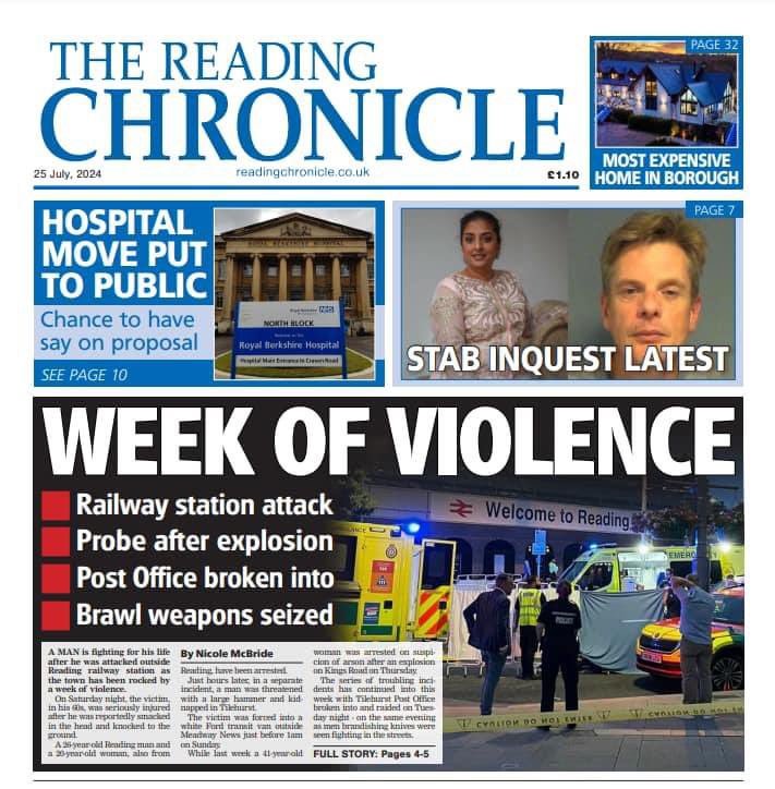 rdgchronicle's tweet image. 💥 Out now! 💥 

Make sure you pick up a copy of the Chronicle this weekend - it’s not to be missed.

Packed with local news and sport, latest court cases and local history plus new business and property sections and our FreeTime guide.

 #Buyapaper #rdguk
