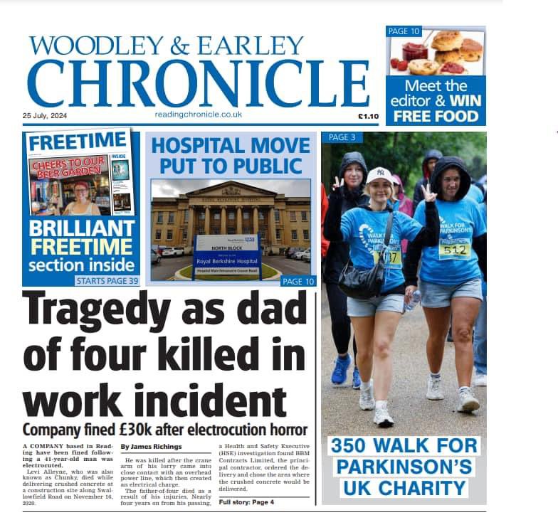 rdgchronicle's tweet image. 💥 Out now! 💥 

Make sure you pick up a copy of the Chronicle this weekend - it’s not to be missed.

Packed with local news and sport, latest court cases and local history plus new business and property sections and our FreeTime guide.

 #Buyapaper #rdguk