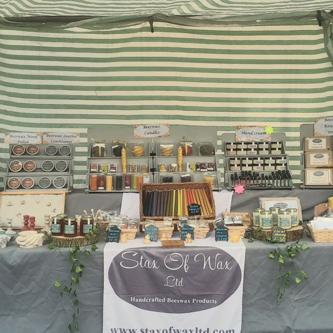 A good morning to you all , and a very nice morning in Louth today. Its Saturday so im back ro Louth Market,  all set up with your high quality, local beeswax products , honey and bee related gifts.

#staxfwaxltd
#beeswax #Honey