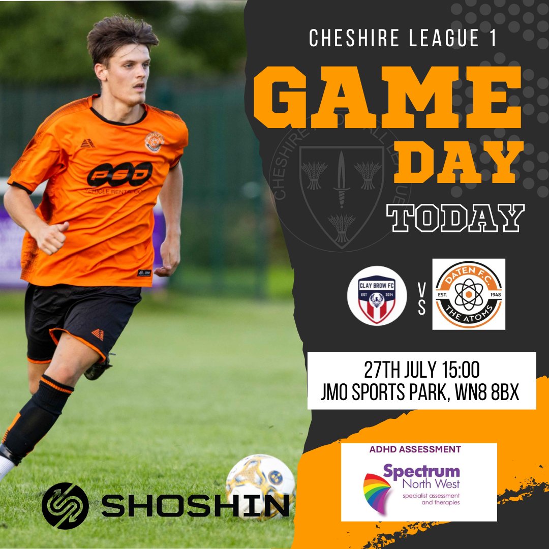 Daten Football Club (@datenfc) on Twitter photo GAME DAY ⚽️
Today our first team start their <a href="/CheshireFL/">Cheshire Football League ⚽️</a> campaign, with an away trip to Clay Brow.
Pre-season has been good So expect a great game! 👊
#UpTheAtoms ⚛️ GAME DAY ⚽️
Today our first team start their <a href="/CheshireFL/">Cheshire Football League ⚽️</a> campaign, with an away trip to Clay Brow.
Pre-season has been good So expect a great game! 👊
#UpTheAtoms ⚛️