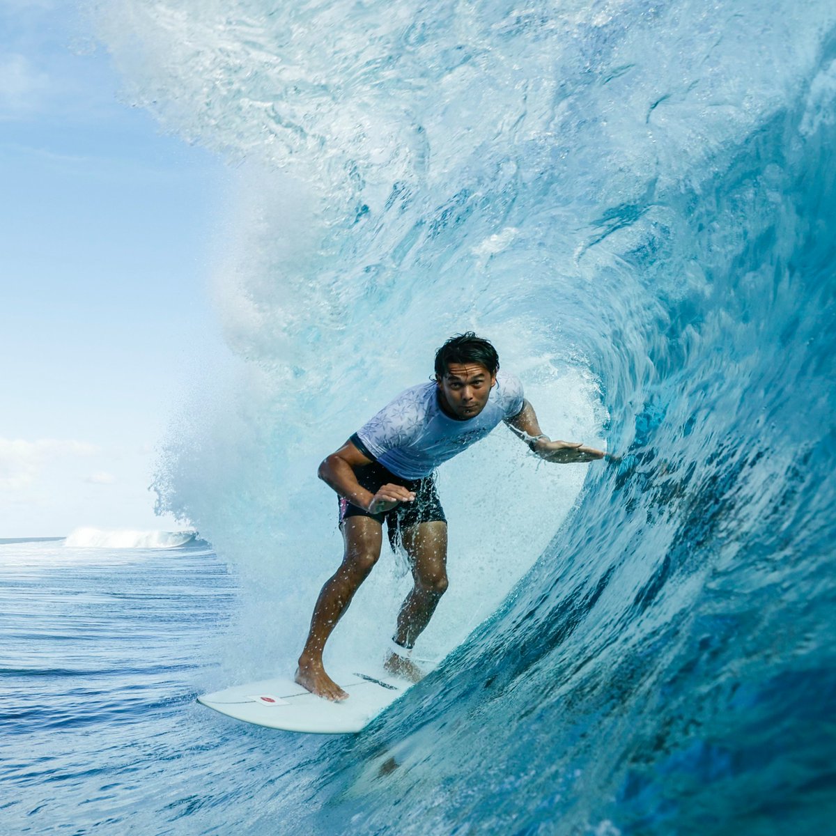 Olympics's tweet photo. Teahupo'o. That's it, that's the tweet. https://t.co/h6El7zCbpx