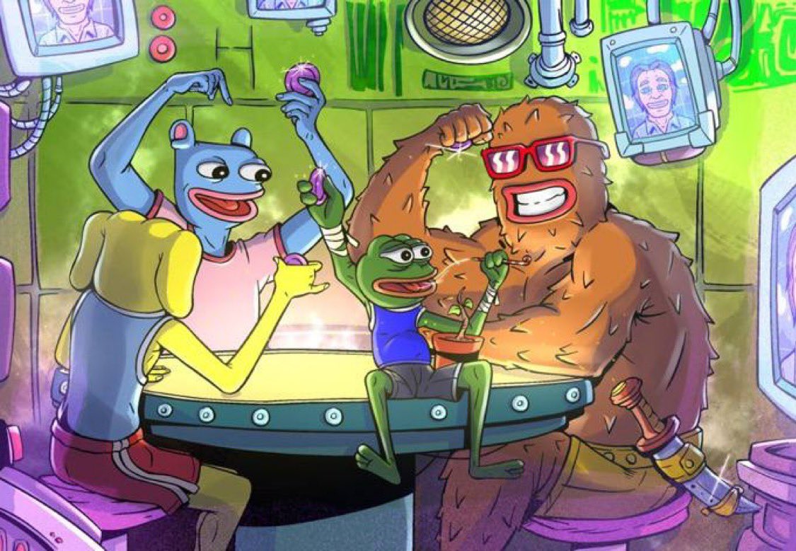 This is one of those time when shooting up the $CLUB is a good thing. Bluechip is programmed. Slow at first, then all at once. #FURIE #PEPE #BRETT #ANDY #WOLF