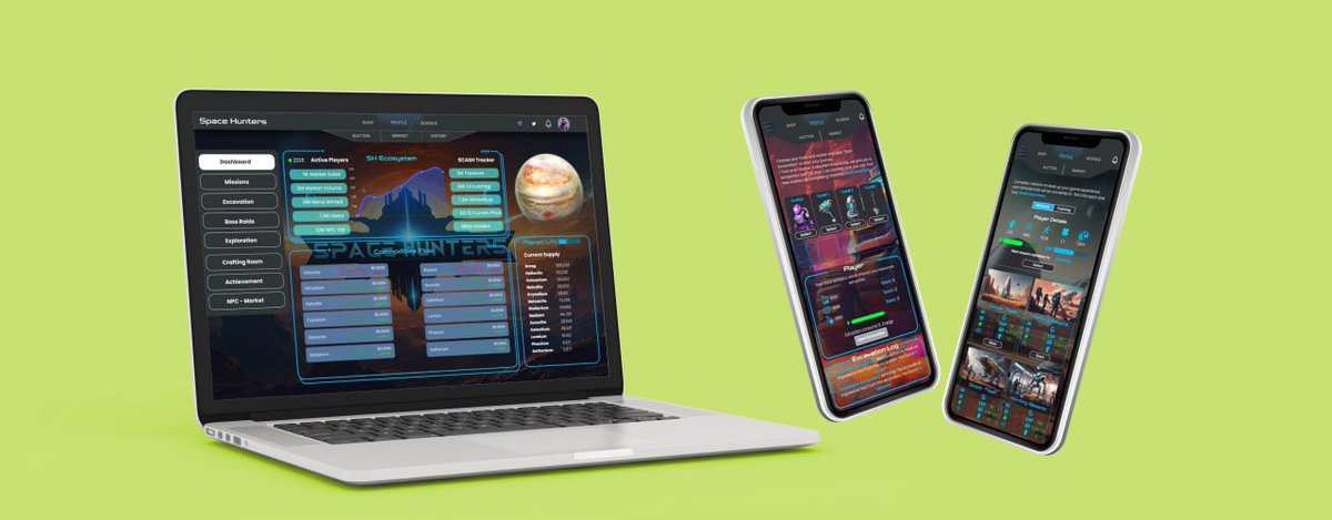 Yep, good development progress here 👌✅ Great progress in a short period of time with strong bases for what is coming. #spacehunters is about to rewriting the success concept . Stay Tuned, next week is coming with good 😌 announcements 🔜🔜🔜🔥
.
.
#playtiearn