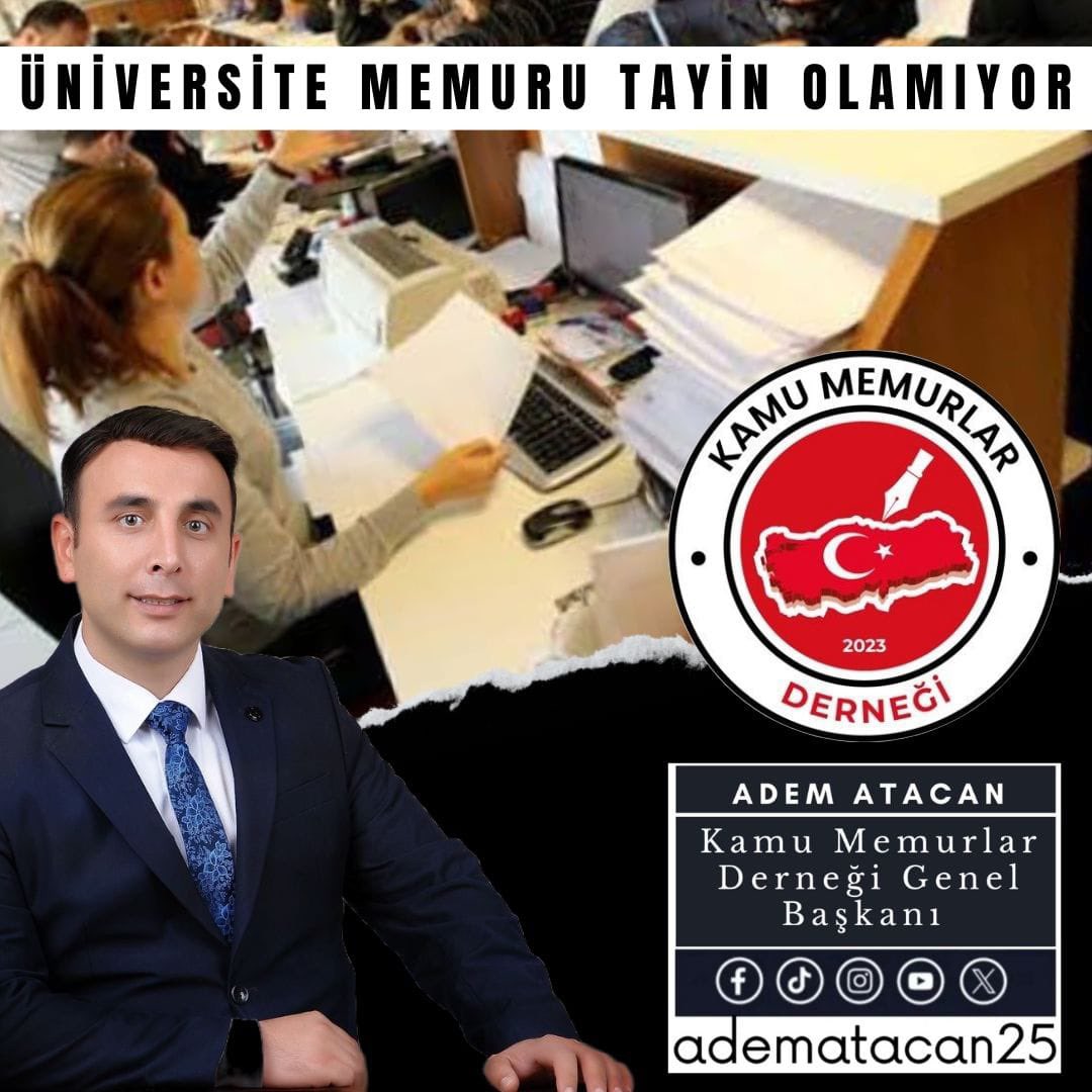 #UnvMemuruMagdurTayinYok