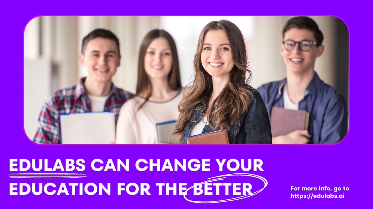 joinedulabs's tweet photo. Explore EduLabs and see how our Web 3.0 student-centric tool can change your education for the better. 🎓

#Edulabs #Web3 #EdTech #AITutor #LearnToEarn #Innovation #BSC #BSCGemsAlert 

From personalized learning to global collaboration, EduLabs has it all. Sign up today! 🔥

Discover more at Edulabs:
🔗https://t.co/FuXZYs4lJz