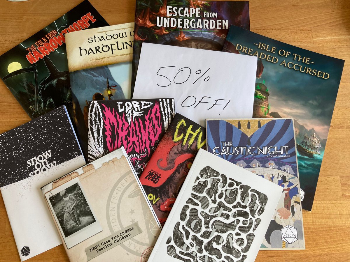 💰 CLEAROUT SALE💰 I'm moving office so clearing out stock. Everything 50% off until end Aug. Go ahead and buy some stuff!
