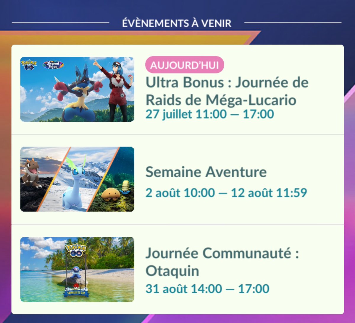 PampaPoulpe's tweet photo. Aujourd’hui c’est la journée #UltraBonus des raids sur #PokemonGo ! 📱C’est pas la grande forme mais on se motive quand même pour une bonne petite session ! 😤J’ai déjà Riolu et Lucario shiny mais un petit parfait serait top pour le mega. 😍
Bonne journée les gens ! 🍀 https://t.co/0iEb7olaHJ