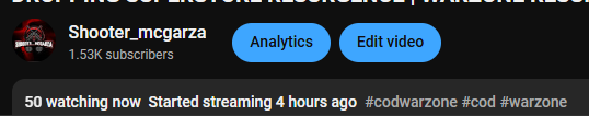 shooter_mcgarza's tweet photo. We hit some New All time highs in Views which we had 4700 people view the stream and 50 people watching at once!! and Averaging 35 @SaviorUnitedHQ @YouTube  @YouTubeCreators https://t.co/GABLsLsdjp