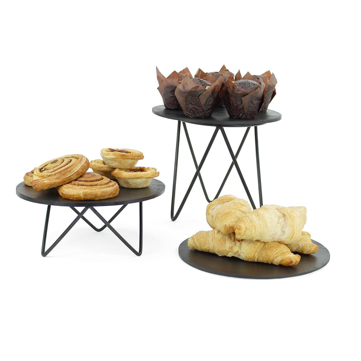 DShopfittings's tweet image. KT607 - Metal Tripod Display Riser Set - Slate Boards
Use this Metal Tripod Display Riser Set to display canapes at an event or showcase cakes on a counter.

The slate boards offer a chic and sleek look to the displays, a great material for food
#SP08
directshopfittings.co.uk/kt607-metal-tr…