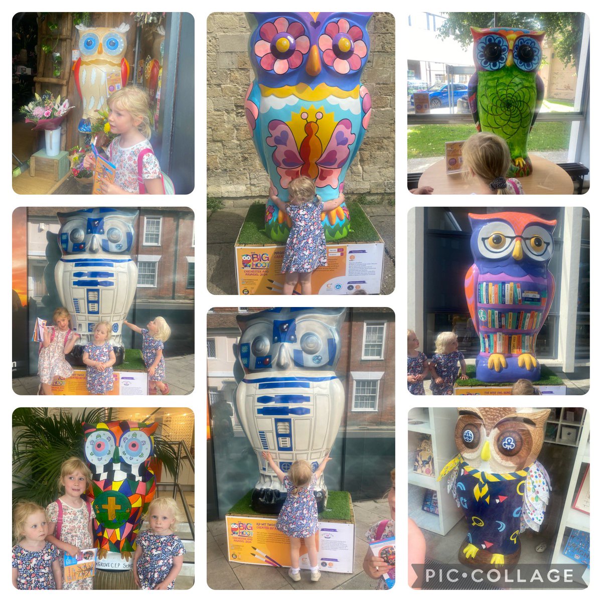 FootieFanMiss's tweet photo. Had a fabulous time yesterday hunting the owls for the @ChestnutOwls Great way to explore the city of Chichester. We still have a few to get and then on to Arundel! #chestnutowls #4for44 #summerholidays #familyfun https://t.co/LzabgzeOac