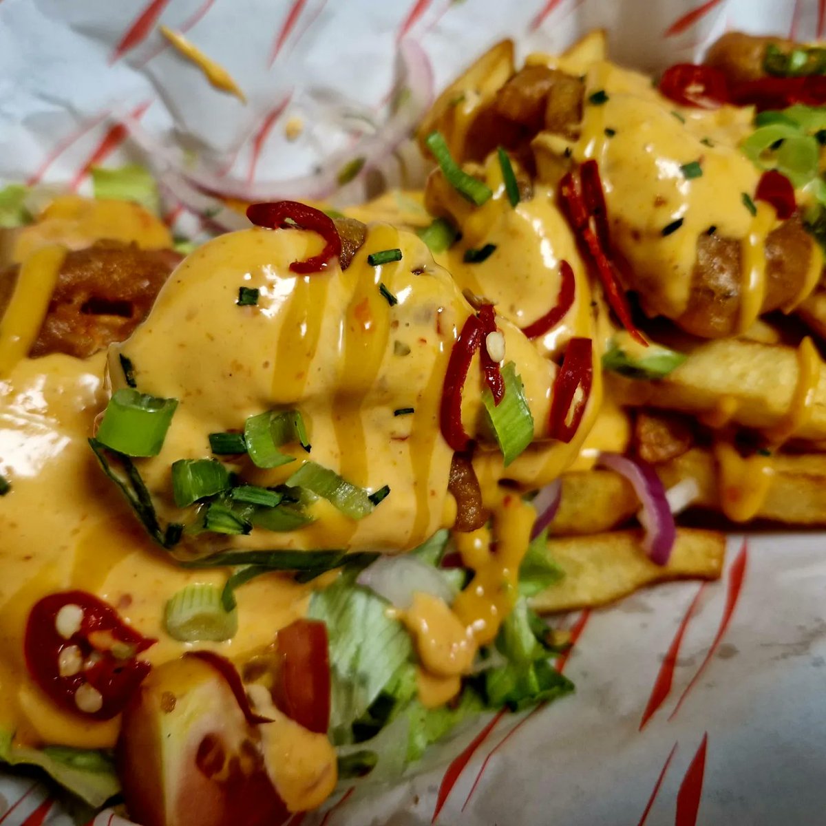 PIEd_PIEper's tweet image. 2/2

They are all available from today!

But look out for some match day discounts for match goers ⚽️

#wrexham  #loadedchips #football #localbusiness #wrexhamfood #MatchDay