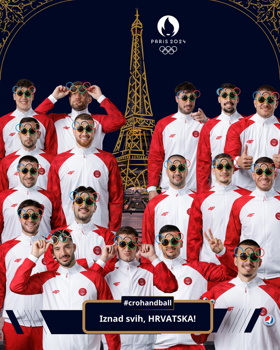 Hrvatska danas u 14 sati protiv Japana započinje svoj put na Olimpijskim igrama u Parizu 🇭🇷

Dečkima želimo puno sreće i uspjeha, a posebno ćemo pratiti naše Lavove – Zvonimira Srnu, Luku Lovru Klaricu, Filipa Glavaša i Mateja Mandića. Iznad svih, Hrvatska!

📷 <a href="/HRS_CHF/">Hrvatski rukometni savez</a>
