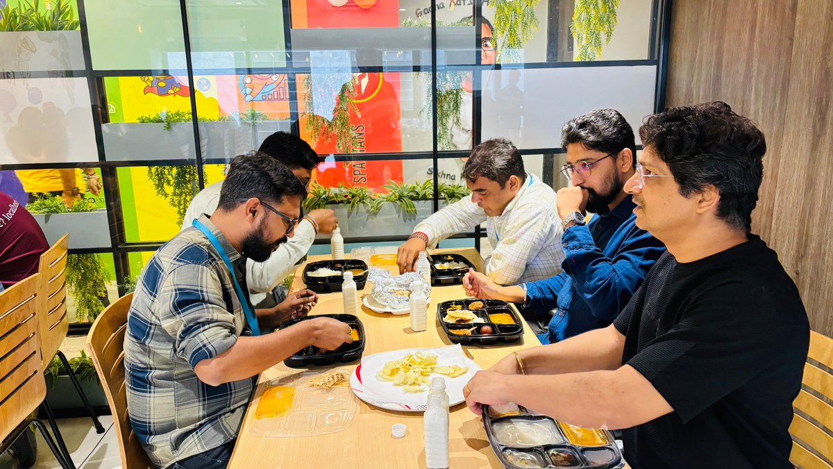 WCAhmedabad's tweet photo. 🍽️ Lunch Break at Do_action Ahmedabad 2024! 🍽️
Refueling for the exciting sessions ahead. Stay tuned!
#DoAction #WordPress #Ahmedabad2024 #CommunitySupport #WPAhmedabad #Charity https://t.co/QBTt8eNzkt