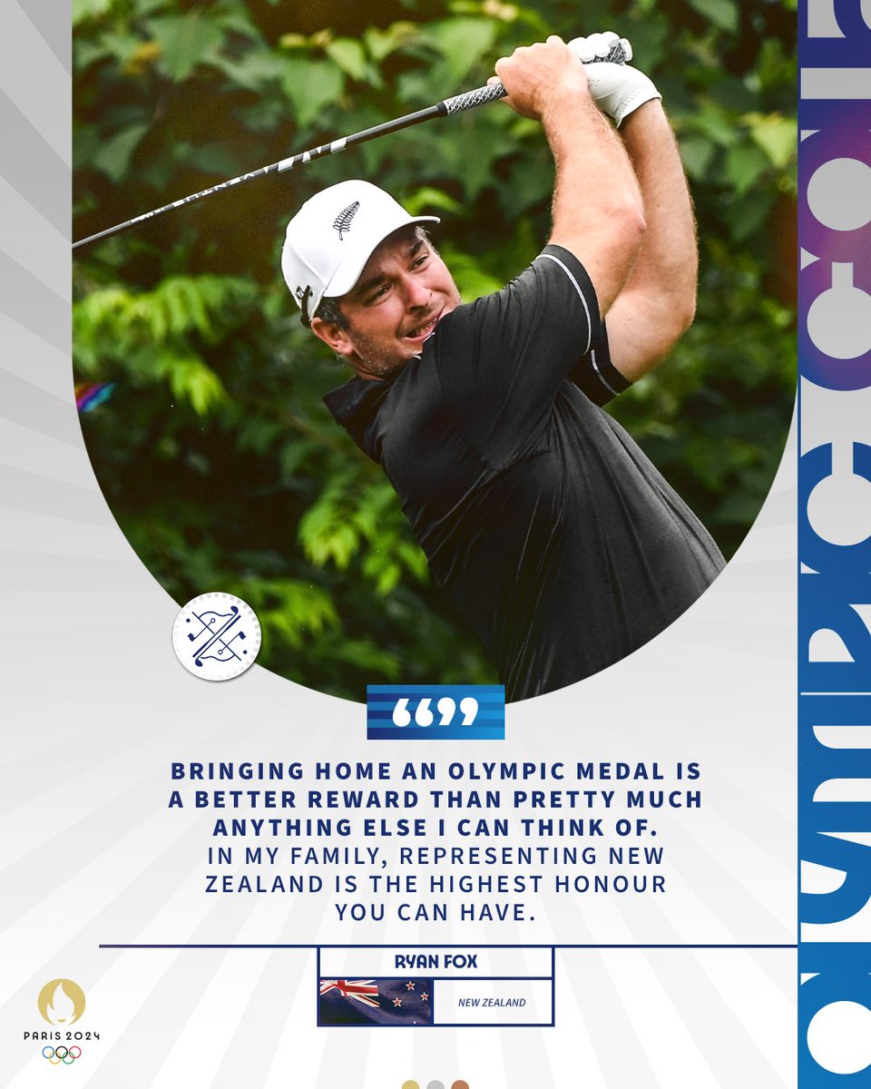 With a silver fern on his cap, Fox seeks Olympic glory.

#OlympicGolf | @RyanFoxGolfer