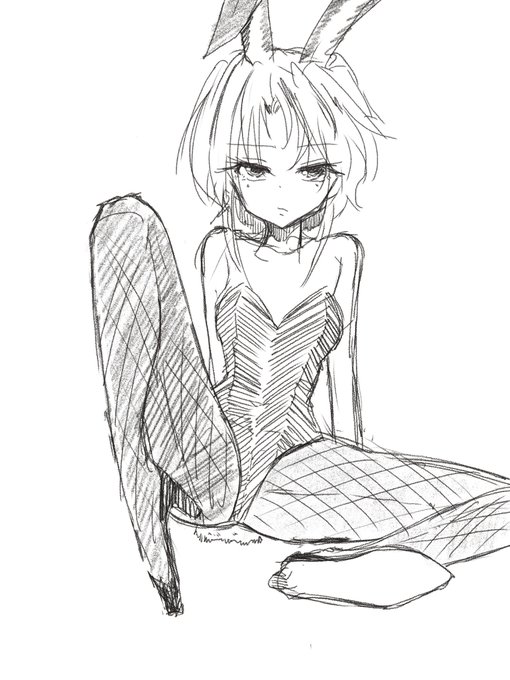 くぱっとリクでハンターハンターのマチのバニー姿 