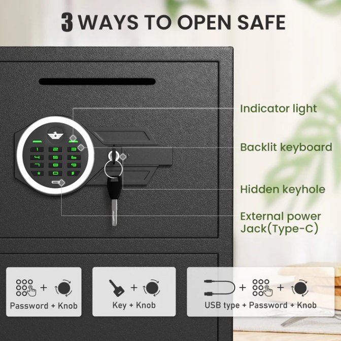 aliciali669448's tweet image. 📦Secure your valuables with our double-door, large-sized coin-operated safe! 💰#SafeDeposit #DoubleDoor
Click for more：kaveysafe.com/products/mjj-6…