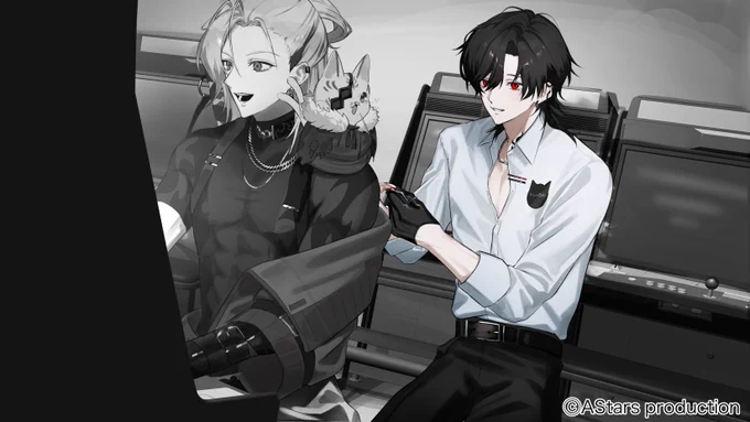 【お知らせ】Chrono prince様のデビュー配信にて、ロアビデオ用のイラストを描かせていただきました!改めてデビューおめでとうございます! 