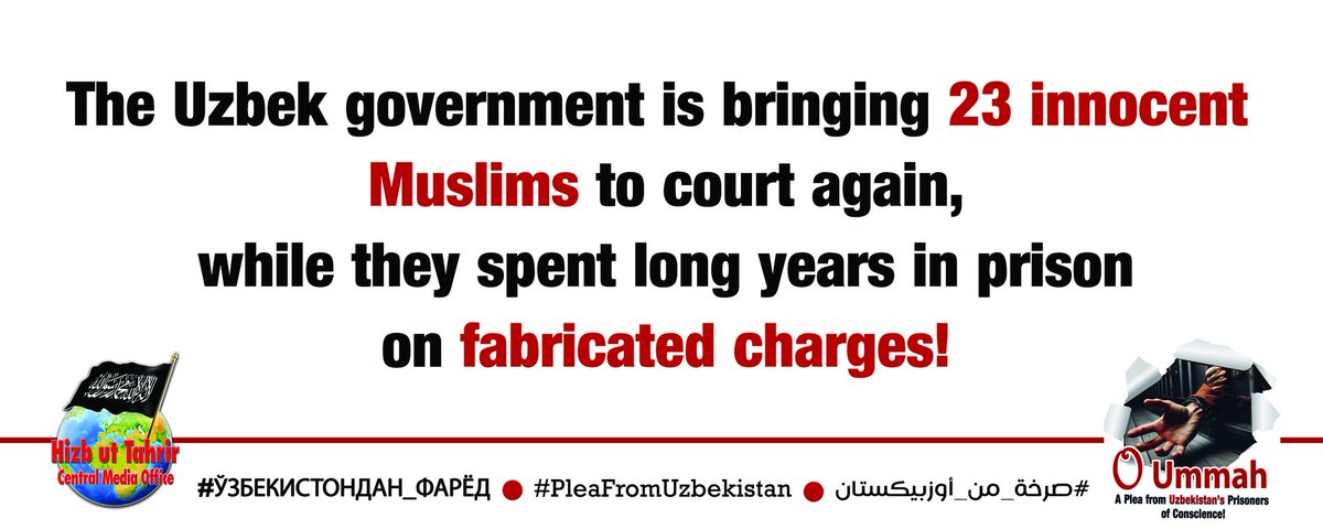 HazwanHamdan8's tweet photo. Oh President Mirziyoyev! Stop Re-Arresting and Torturing Innocent Pious Muslims in Uzbekistan.

#صرخة_من_أوزبيكستان
#PleaFromUzbekistan
#ЎЗБЕКИСТОНДАН_ФАРЁД https://t.co/xghaMt6Kwn