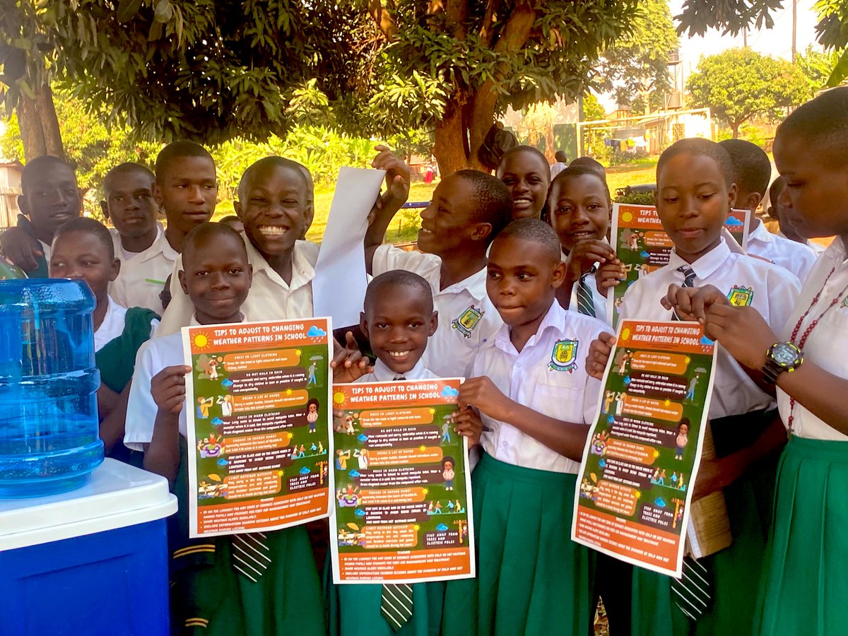 cepasug's tweet photo. Our “Tips on how school going children can adjust to changing weather patterns during the school term” campaign had us interact with pupils from Mutundwe Church of Uganda Primary School. 

Fighting climate change(#sdg13) 🌳and access to quality education (#sdg4) for is a must.📘 https://t.co/PWurtl1K6W