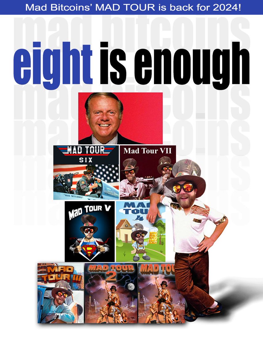 #Bitcoin prices up?

Probably because of #MadTour8