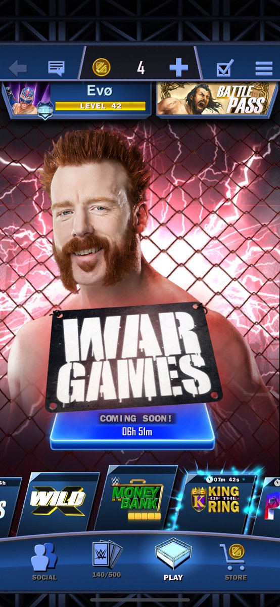 ThePainfullPage's tweet photo. Does this mean there’s a chance for 2 heroic shamus since rtg is shamus ? #wwesupercard https://t.co/xiwYY8Vt3y