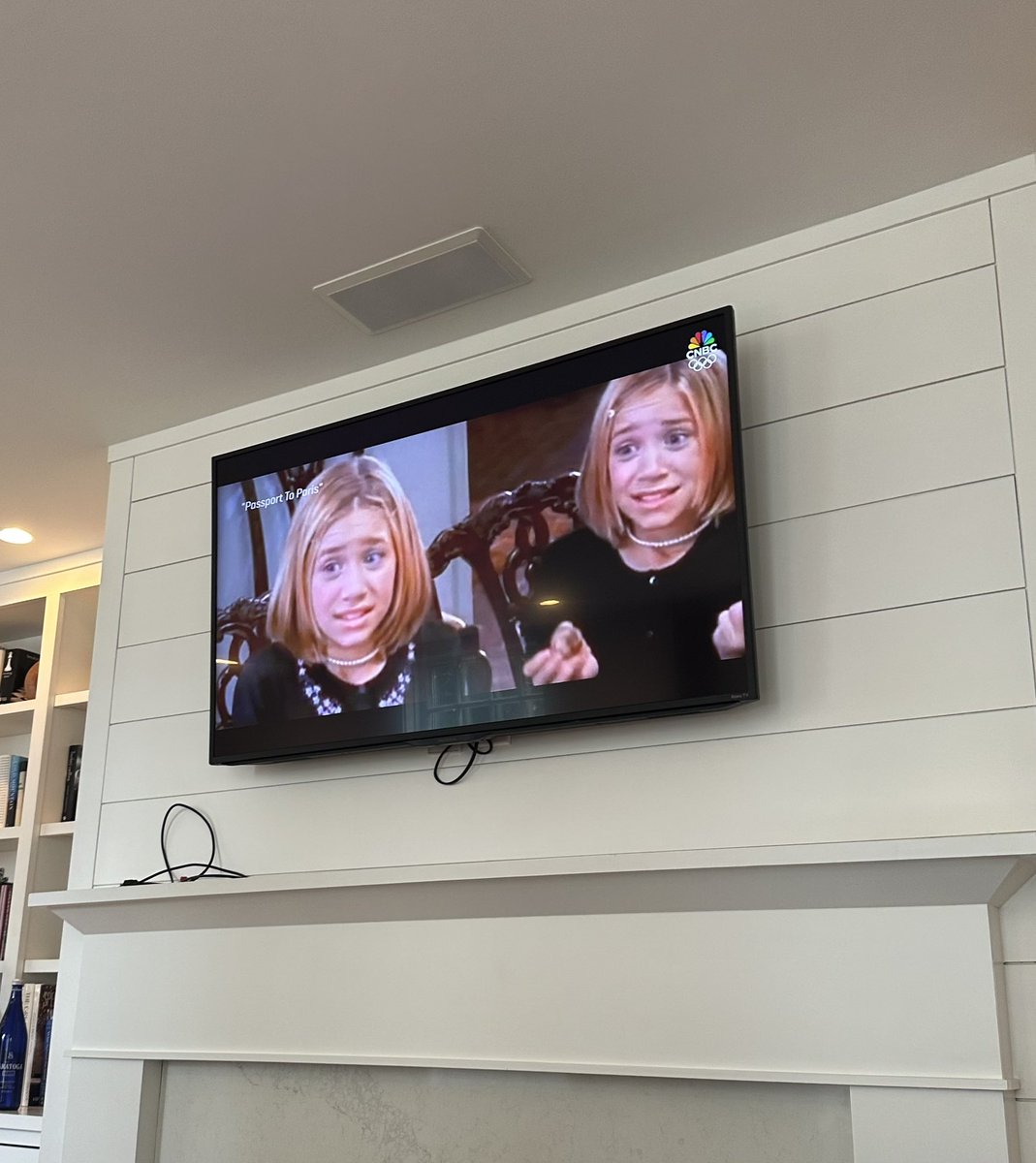 NBC just aired a clip of the Olsen twins from “PASSPORT TO PARIS” during their #Olympics coverage. Taste!