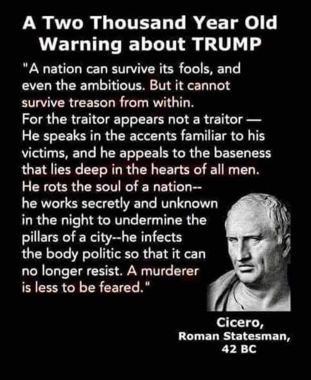 Trump, a warning from history.