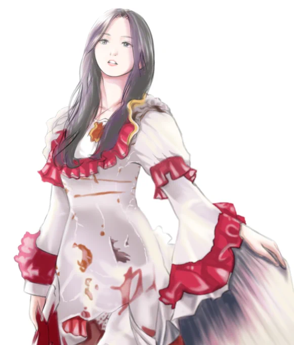 乃木坂46の井上和(なぎ)さんを描きました。(チートデイ)      (クリスタの透明水彩とエアブラシ)        #乃木坂にがおえ 
