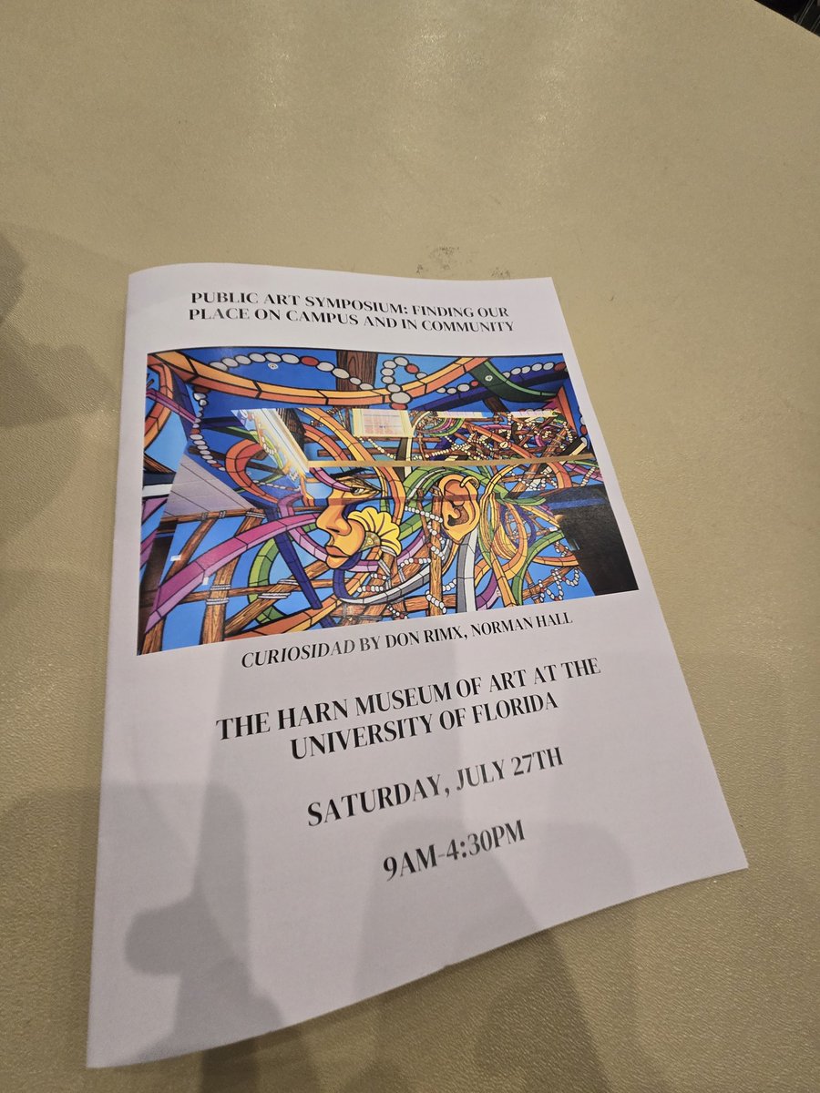 We are here!! Come join is for a fantastic day of conversation about Public Art and making!