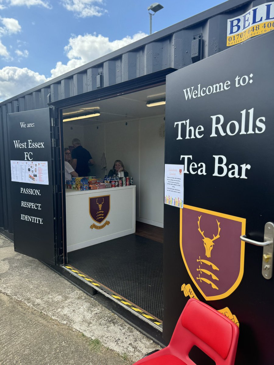 Rolls Tea Bar and the Corner Flag are open for business #upthewest