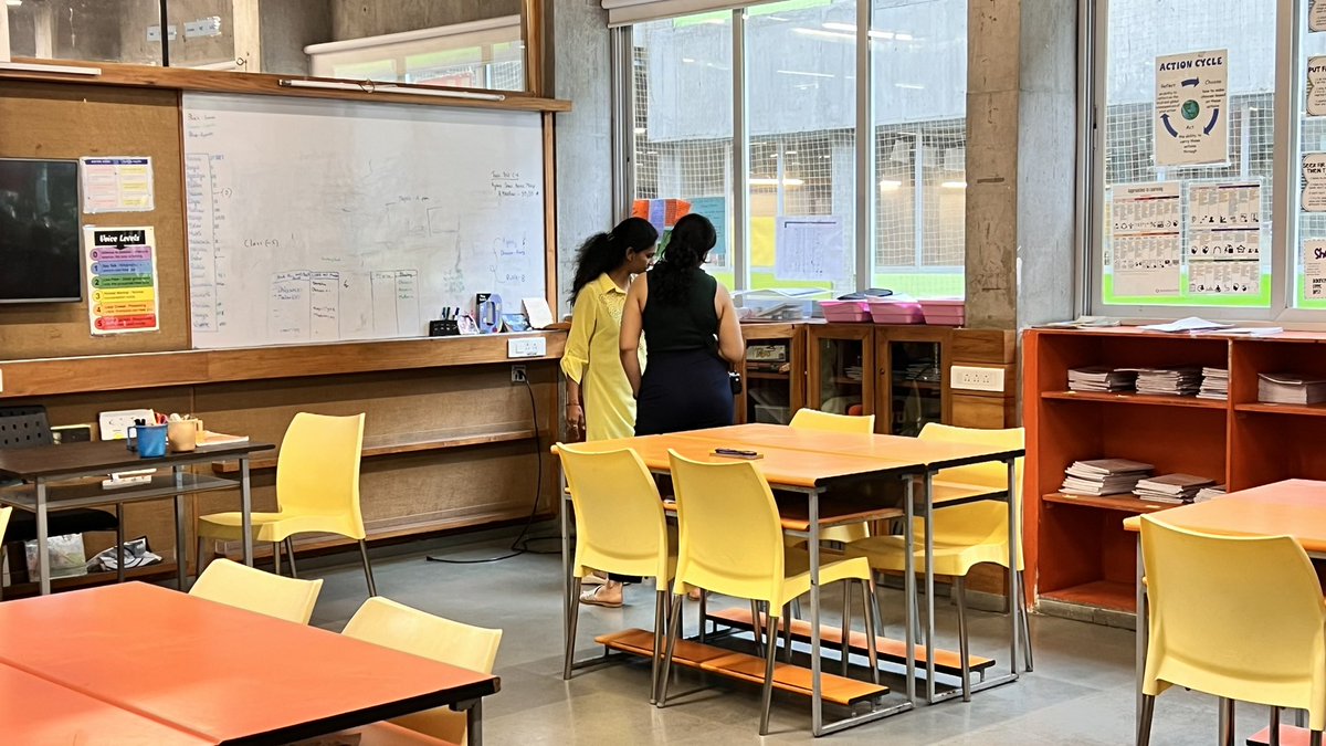 In today’s grade meeting, we used a ‘Spin-Wheel’ to randomly pair teachers for a learning walk across different sections. This approach fostered collaboration &amp; allowed teachers to gain valuable insights from each other’s displays &amp; good practices <a href="/FSSurat/">Fountainhead School</a>