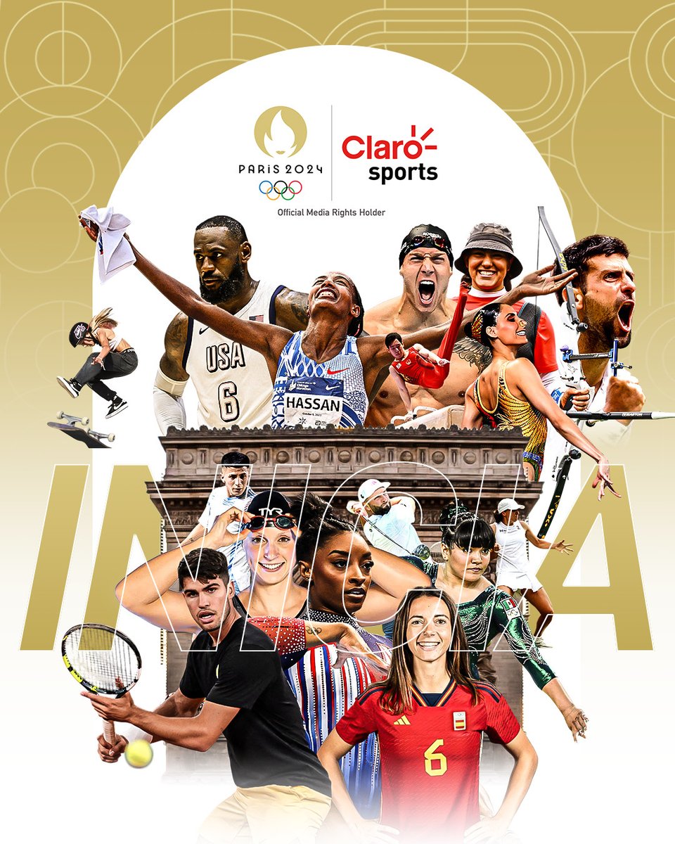 Las competencias de los Juegos Olímpicos París 2024 están a punto de comenzar🤩, y el mundo entero se prepara para ser testigo del espectáculo deportivo más grande del planeta🫨.

No te perdás ni un segundo y apoyá a tus atletas favoritos solo por <a href="/ClaroSports/">Claro Sports</a>