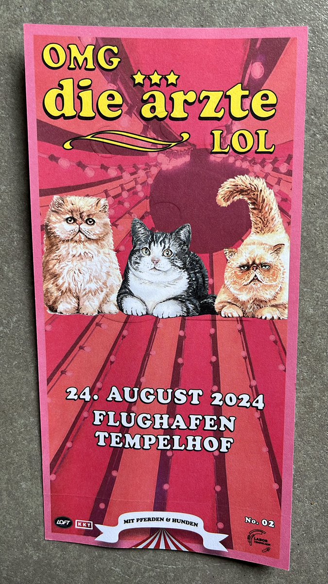 Zwei Tickets für die Ärzte am 24.8. zum Originalpreis plus versicherten Versand (4,50) zu verkaufen. Kann aus Gründen nicht hin 😭
#dieAerzte #Berlin #Tickets #Help