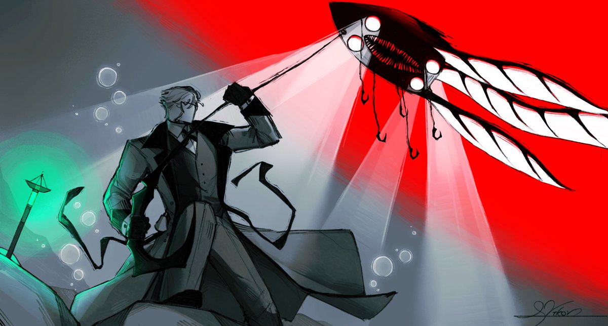 Hide.❌ | Block, parry, dodge. ✔  #robloxart #pressurefanart #pressureroblox #deepwoken 
Duke Erisia vs Vultus Luminaria/Searchlights