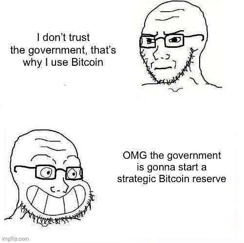 Kluckies_'s tweet image. The #bitcoin Community rn be like