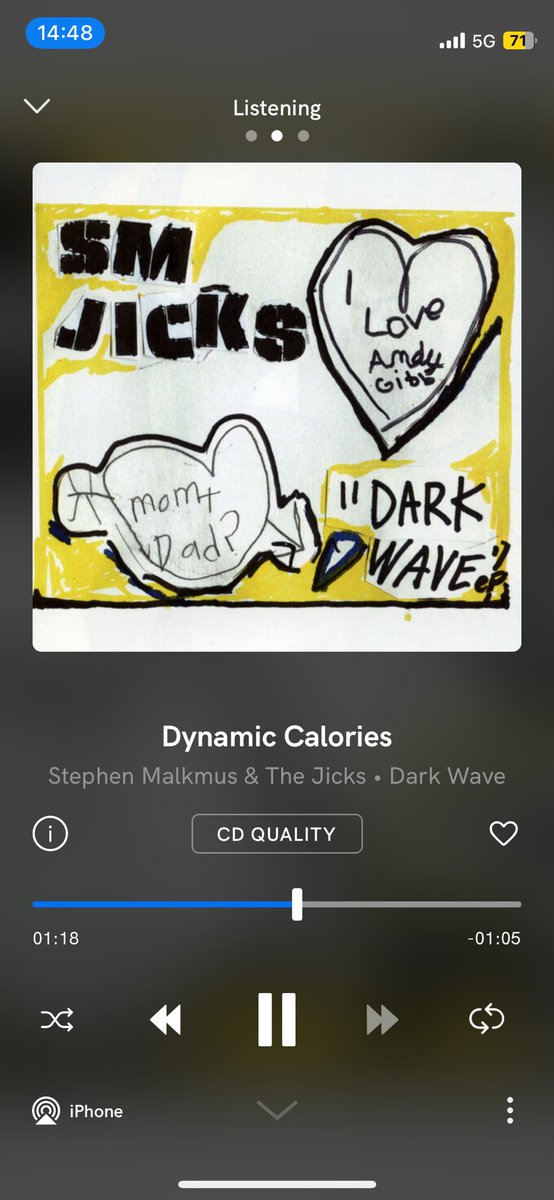 ConundrumPod's tweet image. Dynamic Calories should have won The Malkmus Conundrum