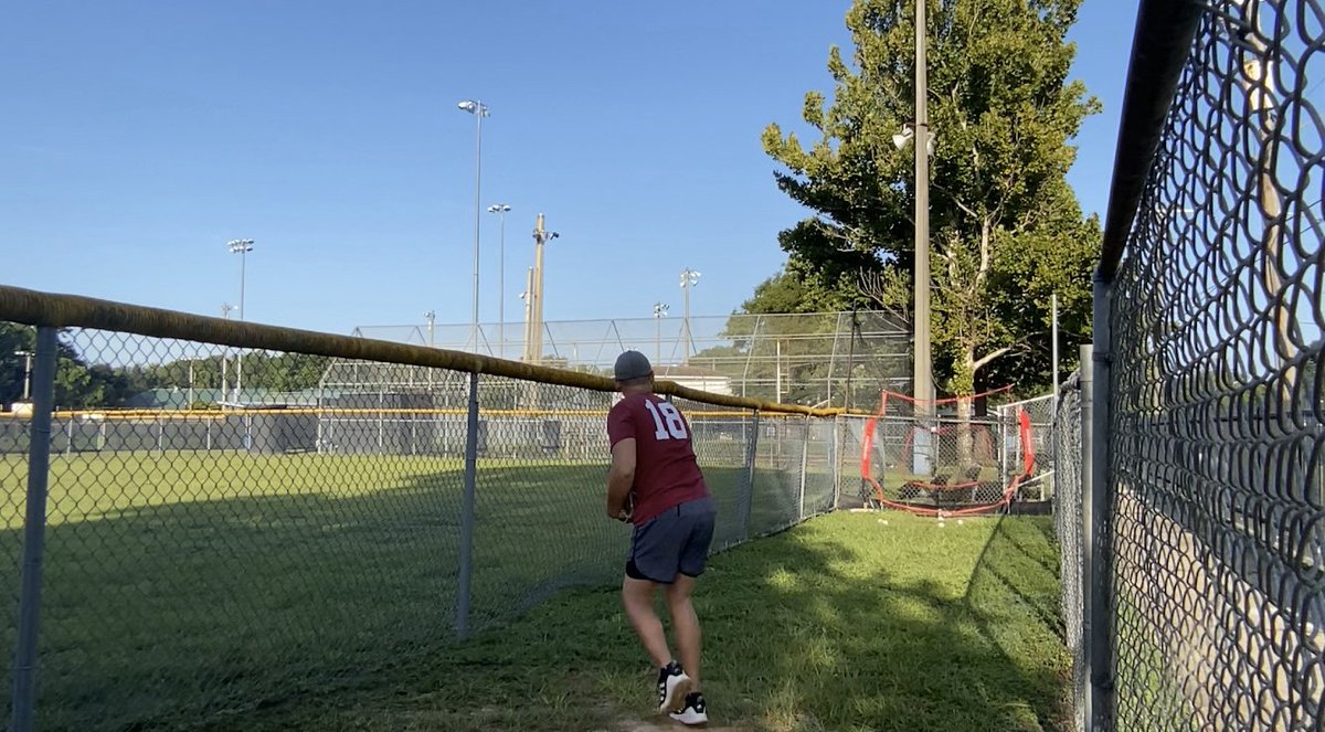 rabeetzzz's tweet image. When you&apos;re trying to nail the strike zone but end up inventing new pitching styles instead. 😂⚾️ #BaseballLife #PitchingPractice