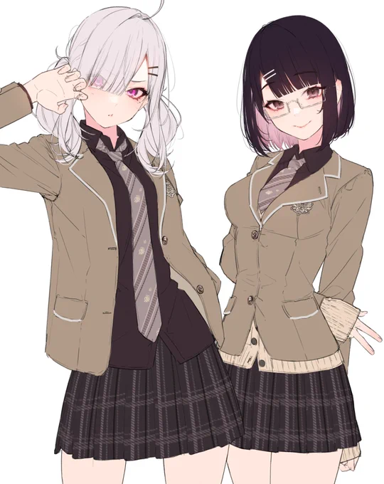 同じ学校に通う世界線の姉妹 