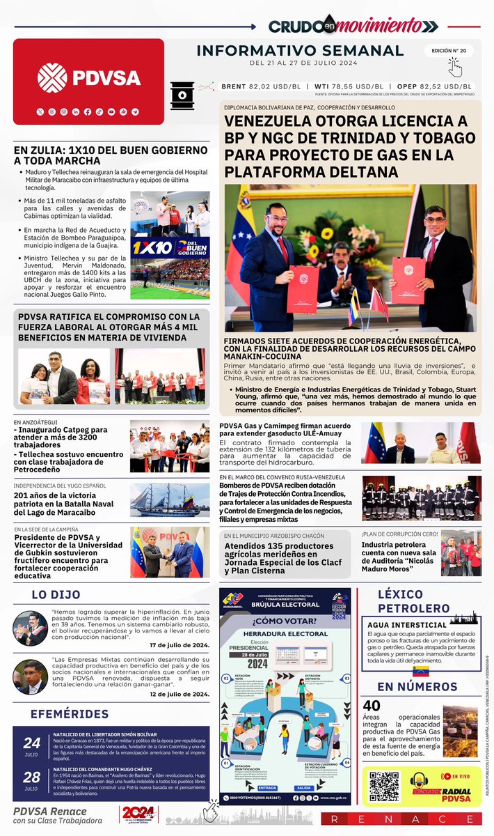 ¡Crudo en Movimiento!

Explora la portada interactiva y amplía cada información con solo un CLIC en la foto o ícono de la noticia de tu interés.

Descubre las noticias más relevantes de esta semana.

📰 midd.me/HUi1
🎧 acortar.link/fTX1UH