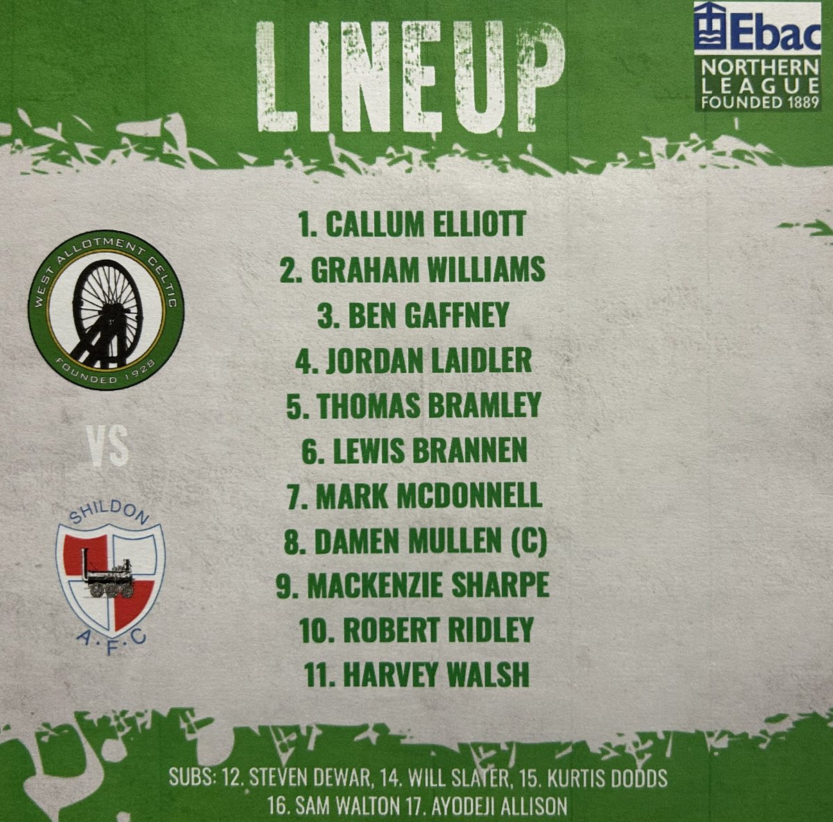 wacfc's tweet photo. Here’s how we line up for our opening game of the season

UTA 🟢⚪️🟢⚪️ 

@theofficialnl https://t.co/wFQKh9ZBYg