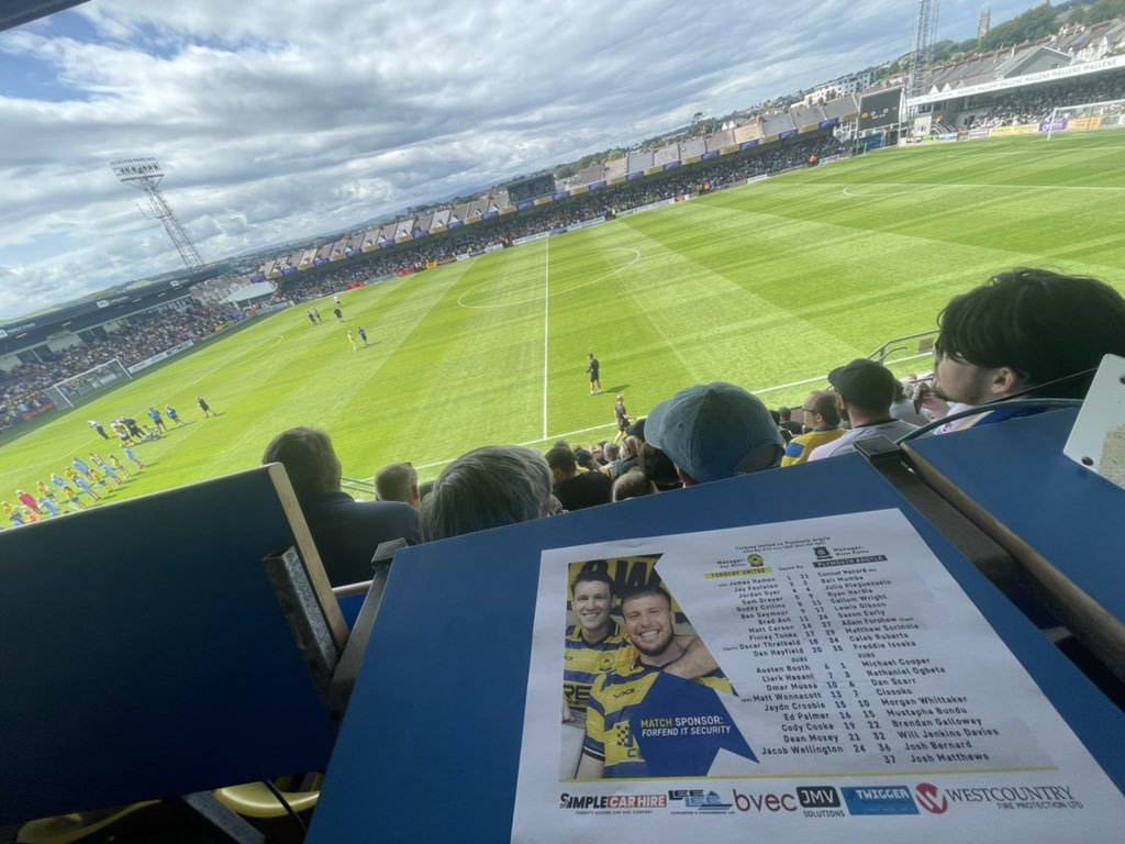 Ryandickson23's tweet photo. Co come with @bbcdevonsport  for 
@TUFC1899 v @Argyle https://t.co/G05Dfhnlrw